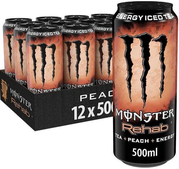 MONSTER  REHAB PEACH ENERGY ZZGL. PFAND  0,5 L DOSE