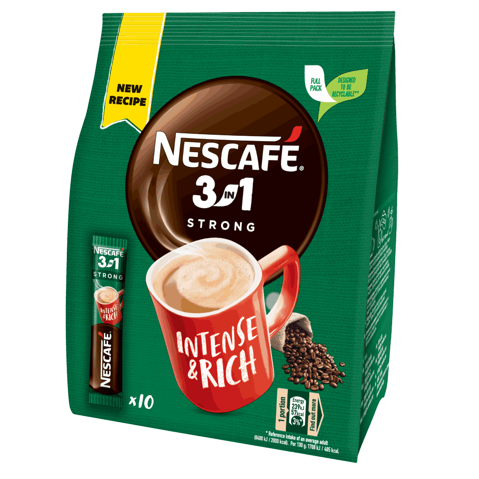 Nescafe 3 in 1 strong bag 18x(10x16g)