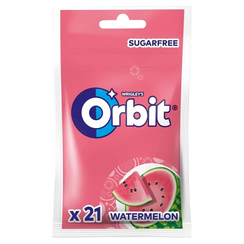 Orbit watermelon bag 22x29g