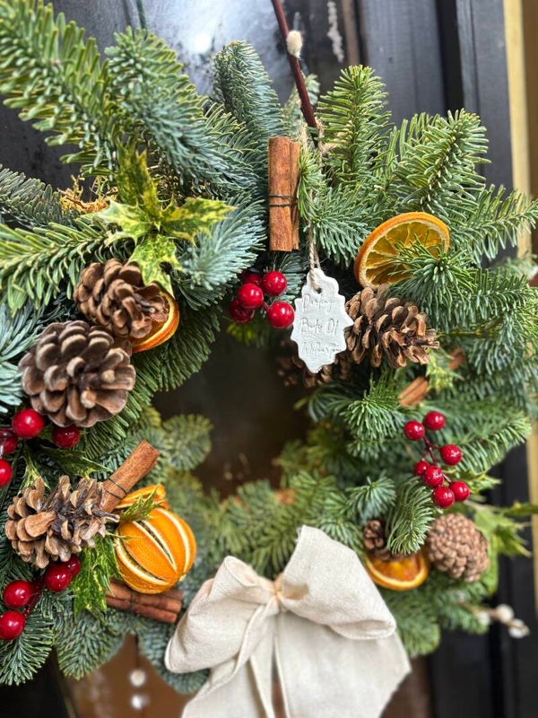 Festive Wreath Workshop Sat 19th Dec 1-3pm