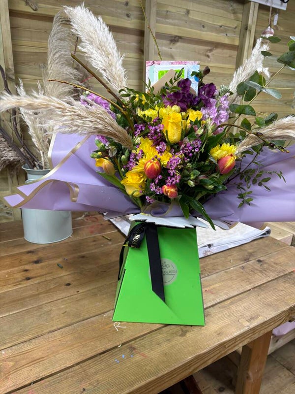 Large Pampus Floral Arrangement