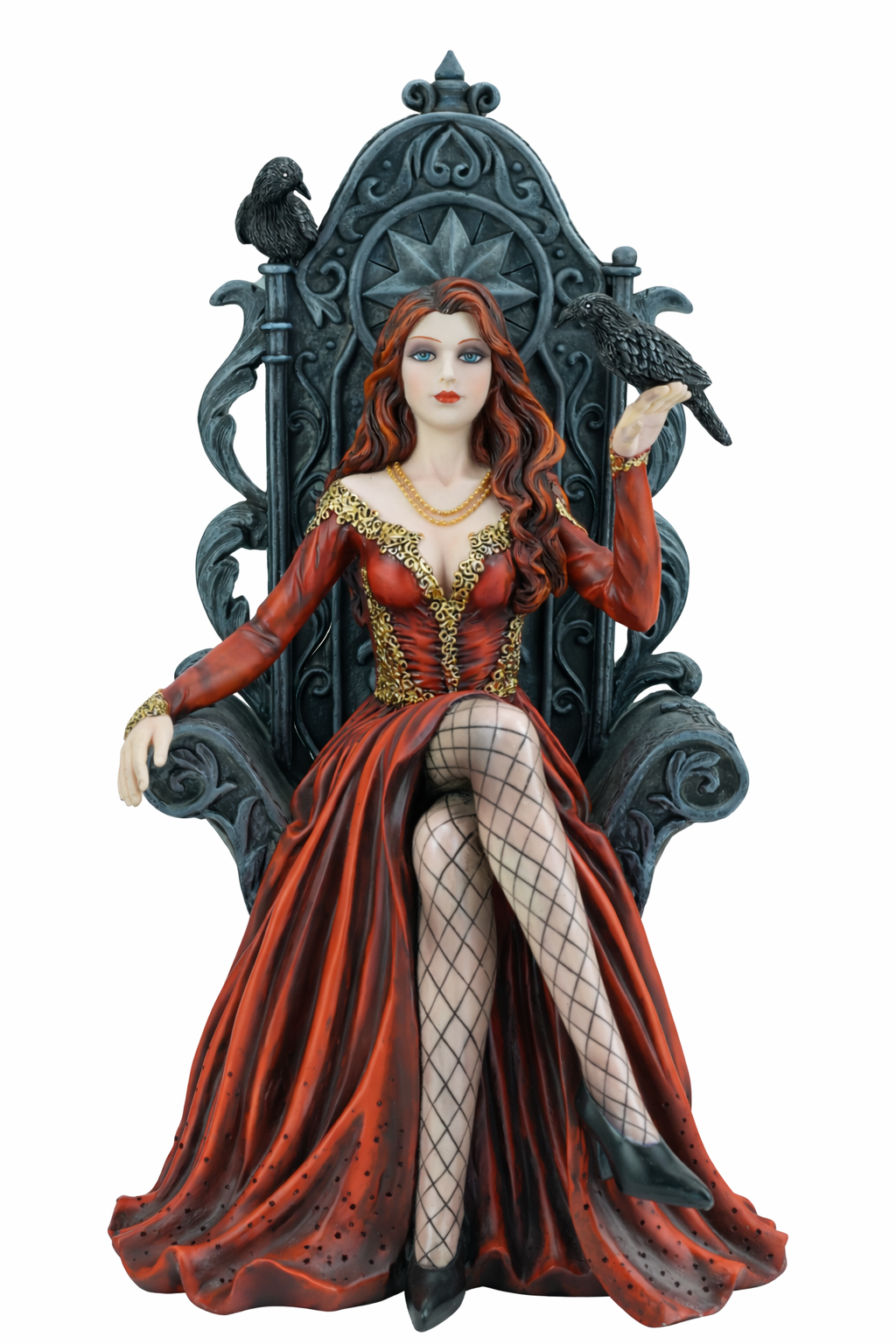 Fée sur son trône 30cm