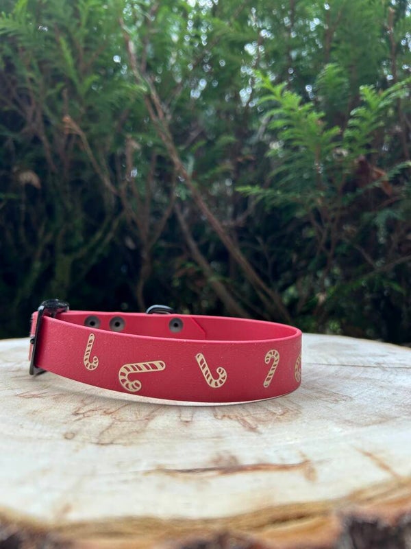 Collier winter Candy cane