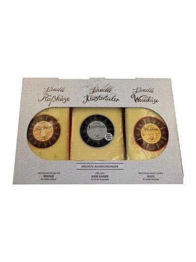 Vorarlberg Ländle Käse 3er Sortiment (3x200g)