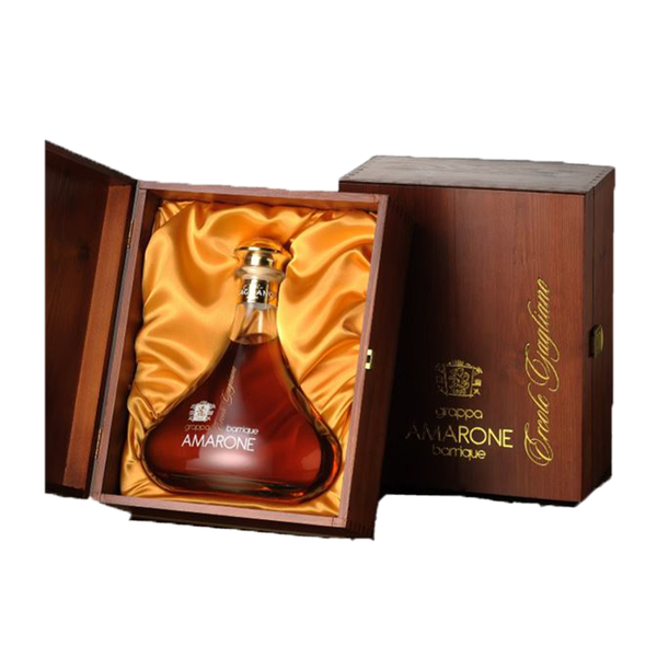 Grappa Amarone Barrique 40° 0,7l Holzkiste