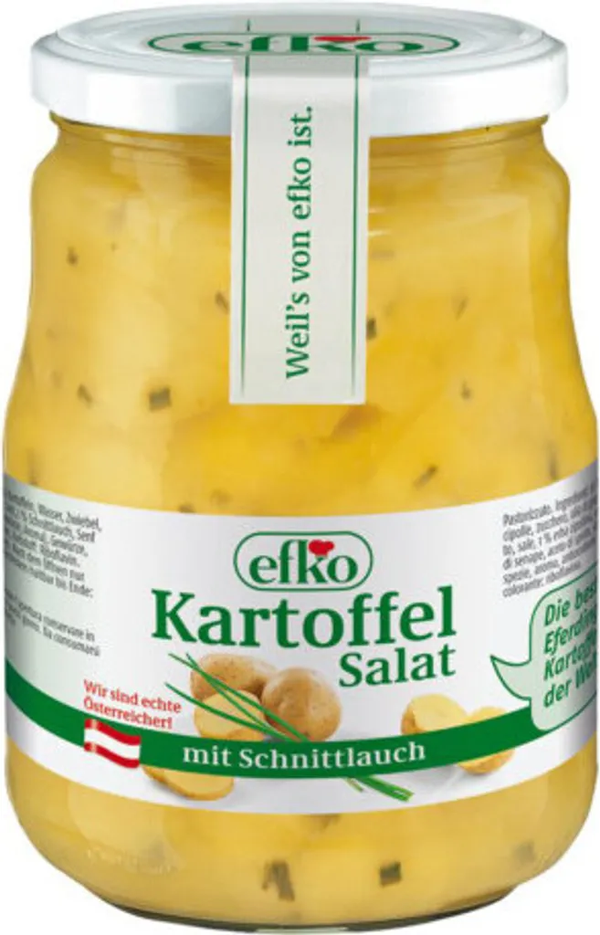 Kartoffel Salat mit Schnittlauch efko 720ml