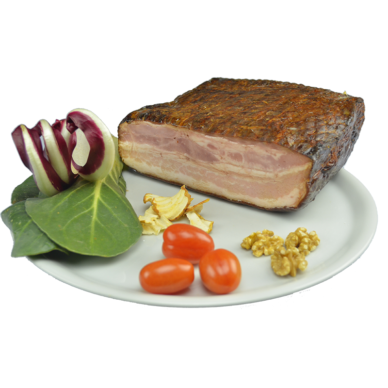 Rauchspeck für Pizza 1/2 /ca.2,1kg Tavola viva  1 St. = 1,90 Kg