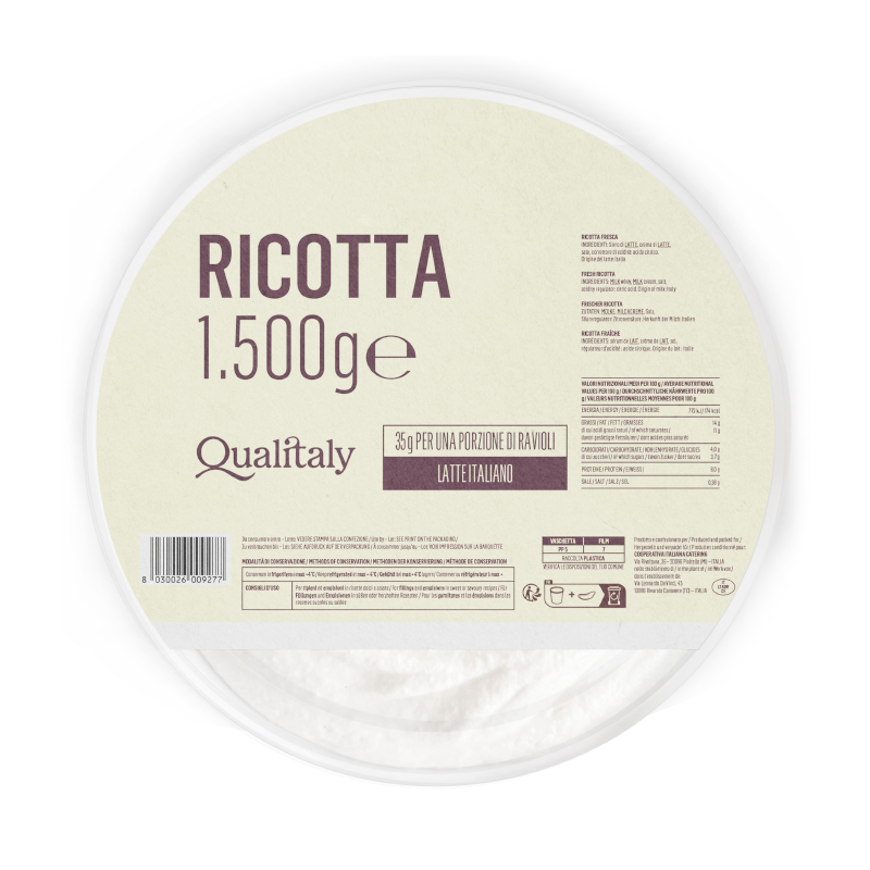 Ricotta 1.500g Qualitaly