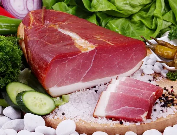 Geräucherte Hausrohschinken ca.250g