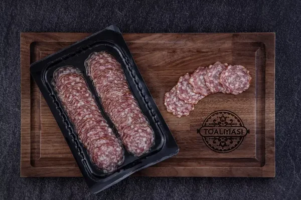 Geschnittene Hausgemachte salami ohne Paprika 80g