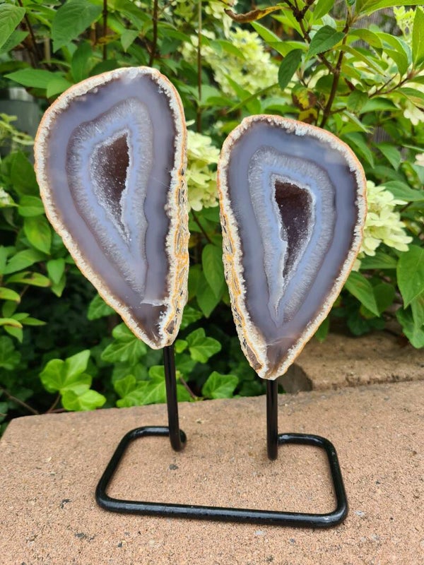 Agaat op standaard (dubbel, maat M)