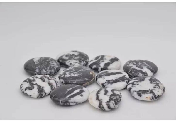 Zebra Jaspis schijfsteen