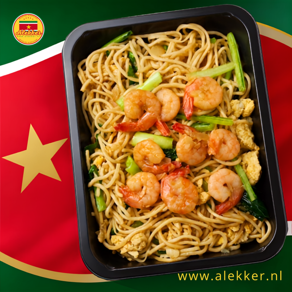 Chinese Bami met Ei, Groenten en Garnalen 500gr