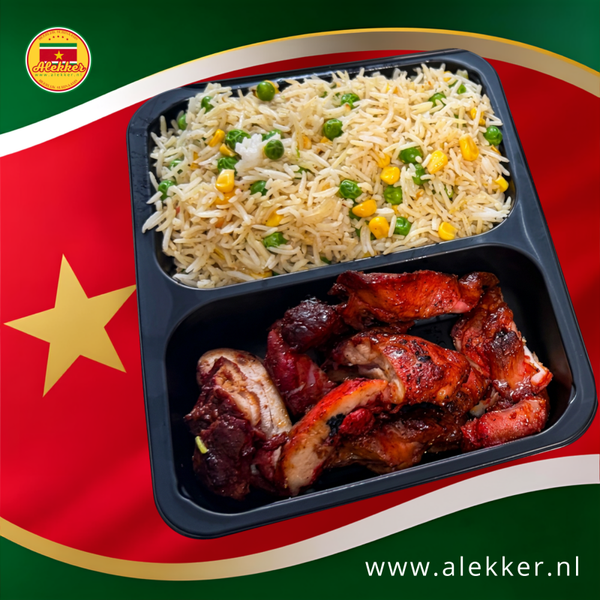Witte Nasi Geroosterde Kip 500gr