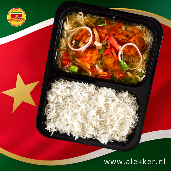 Zoetzure Visfile met rijst 500gr