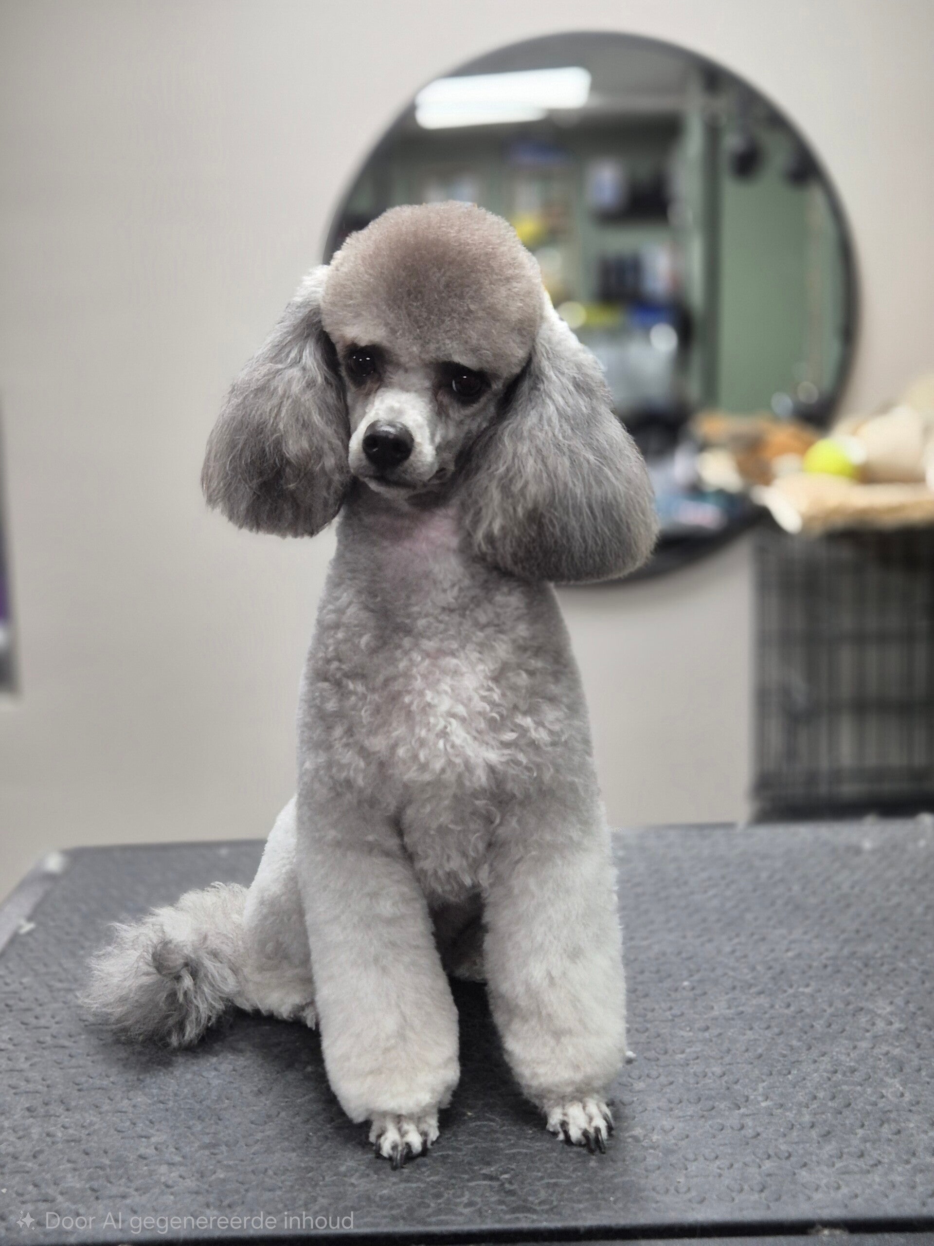 Poedel Pien in Jeugdmodel Geknipt door Laura