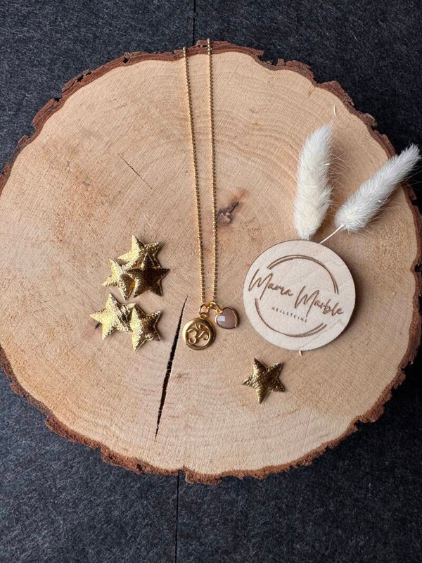 OM Herz Mondstein / Intuition