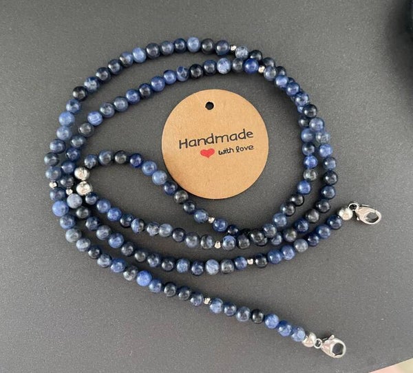 Brillenkette Sodalith