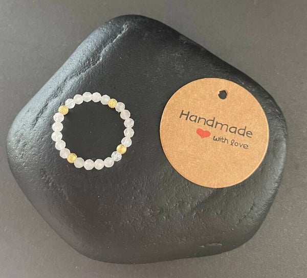 Fingerring Rosenquarz