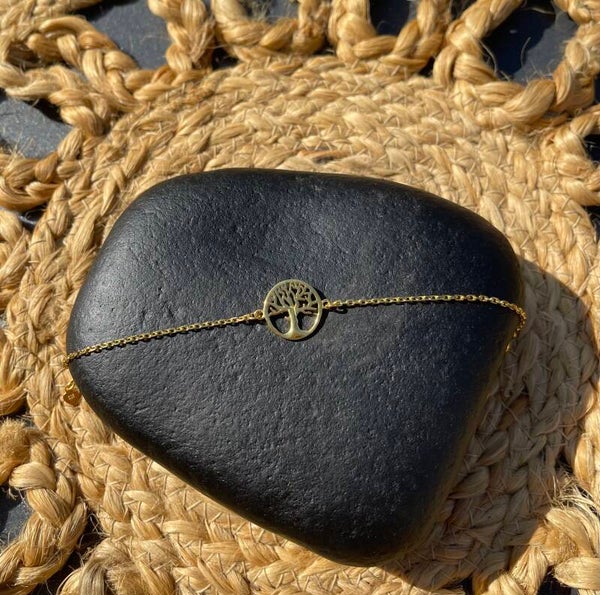 Armband Baum des Lebens vergoldet
