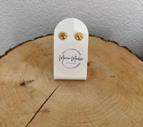 Ohrstecker Baum des Lebens 3D