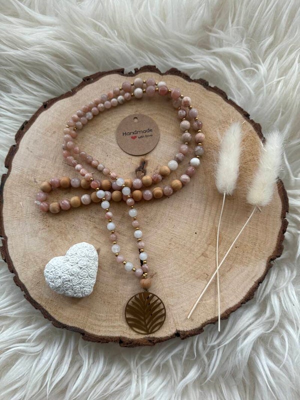 Halskette Mondstein / Urkraft