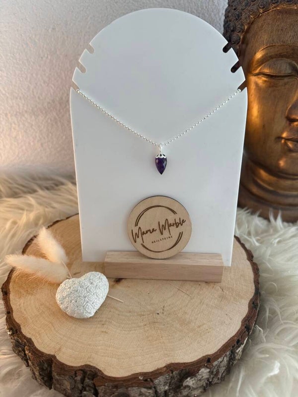 Seelätröpfli Amethyst Silber ✨