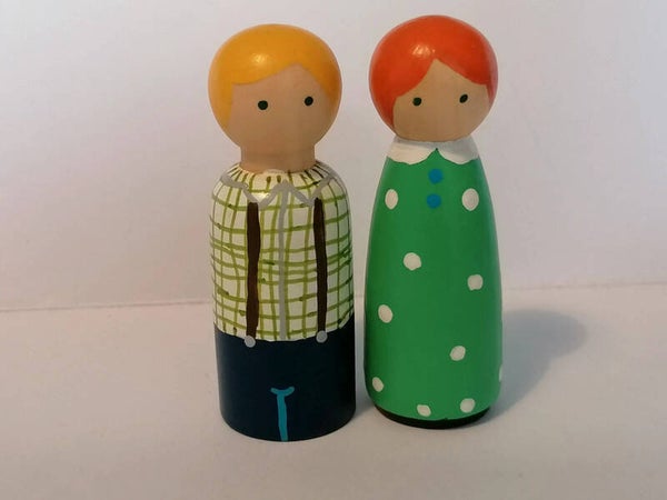 Pegsel man/vrouw paar
