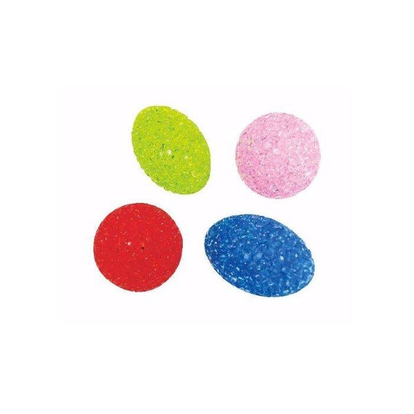 Glitterballen 4 stuks. kattenspeelgoed
