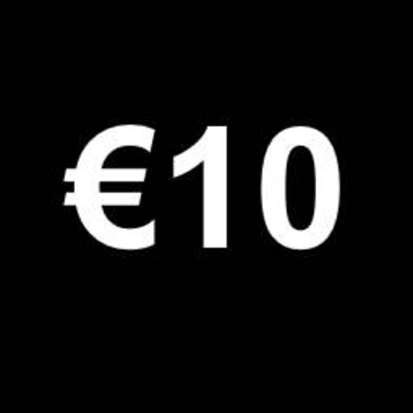 Cadeaubon €10