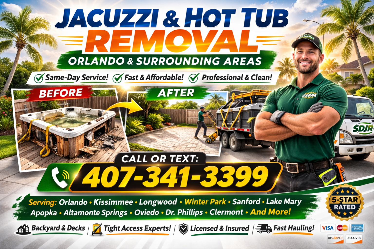 Jacuzzi Removal Orlando - Hot tub Removal