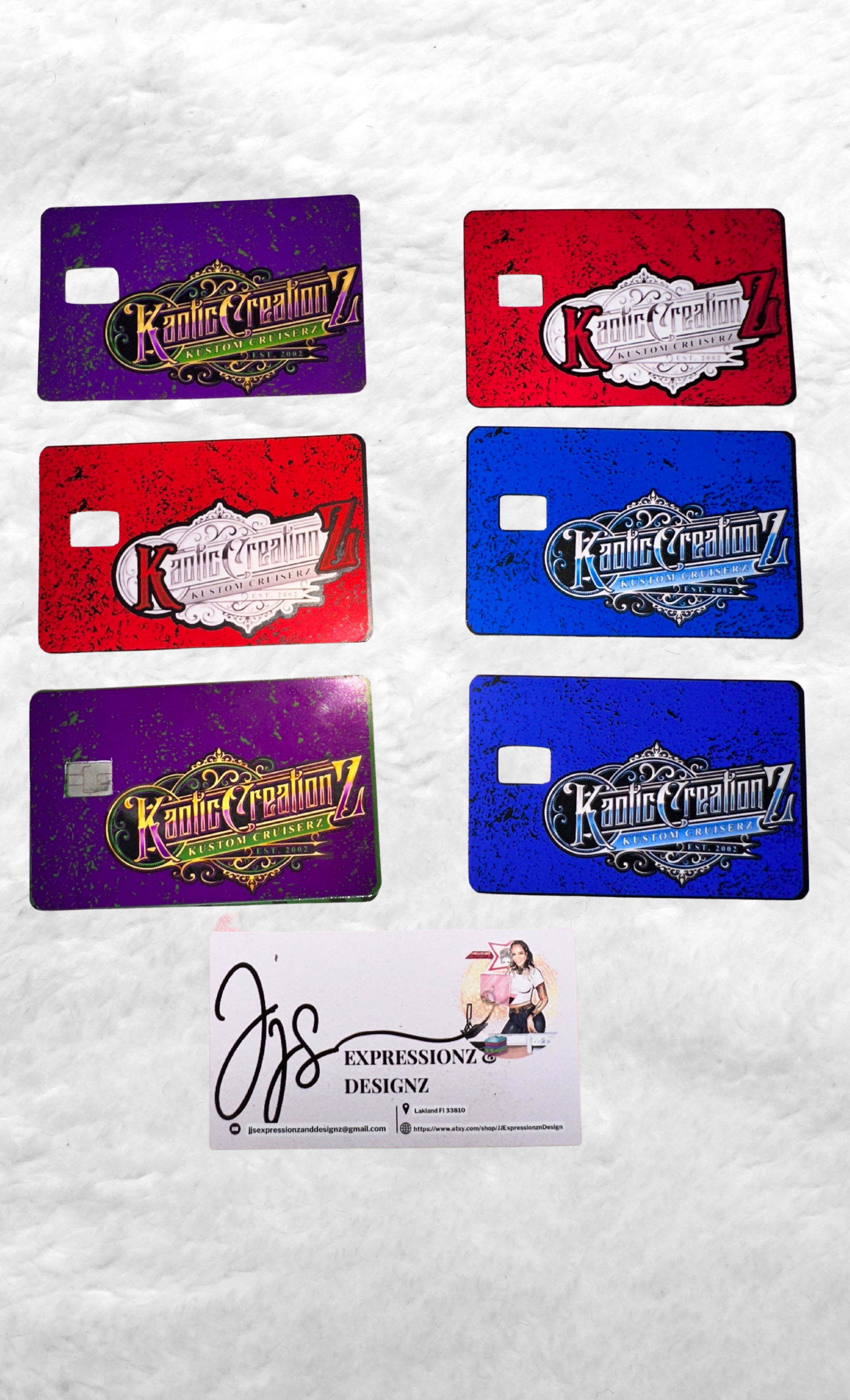 Custom Credit card sticker