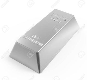 barre de lingots en aluminium pur 99,9% / 1kg