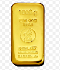 barre de lingots d'or 24carats / 100gr