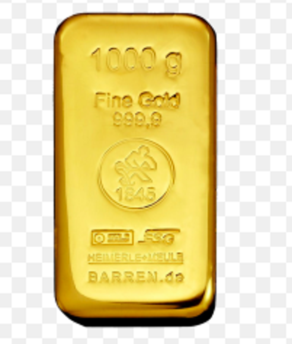 barre de lingots d'or 24carats / 100gr