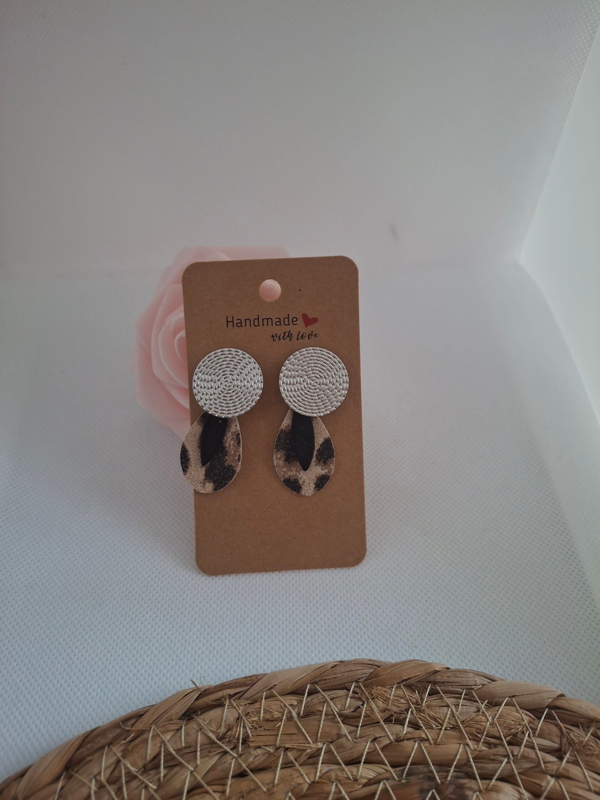 Boucles d'oreilles en cuir