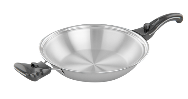 Artisan Series 10"/25.4cm Chef's Gourmet Skillet (with 1 Long Handle & 1 Side Handle)