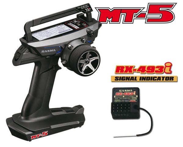 Radio Sanwa MT-5 FH5 avec Récepteur RX493i