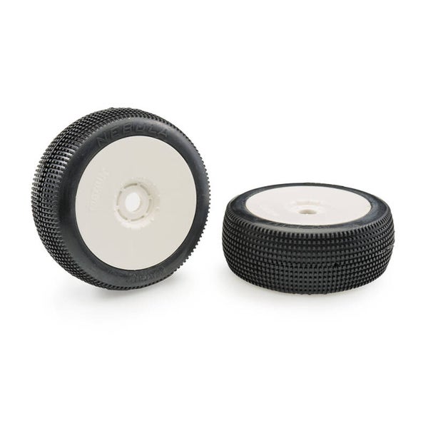 Pneus Matrix Buggy 1:8 Nebula (2) jantes blanches