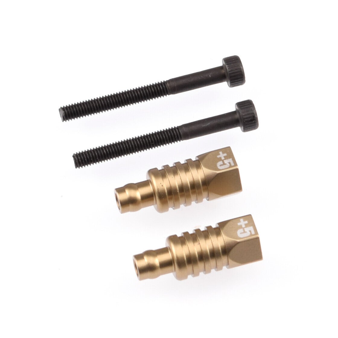 Jeu de supports d'amortisseur arrière en aluminium Revolution Design RC8B4 | RC8B3.2 + 5 mm