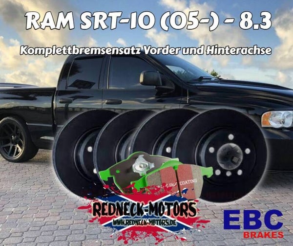 RAM SRT-10 (05-) - 8.3 Komplettsatz Vorder und Hinterachse