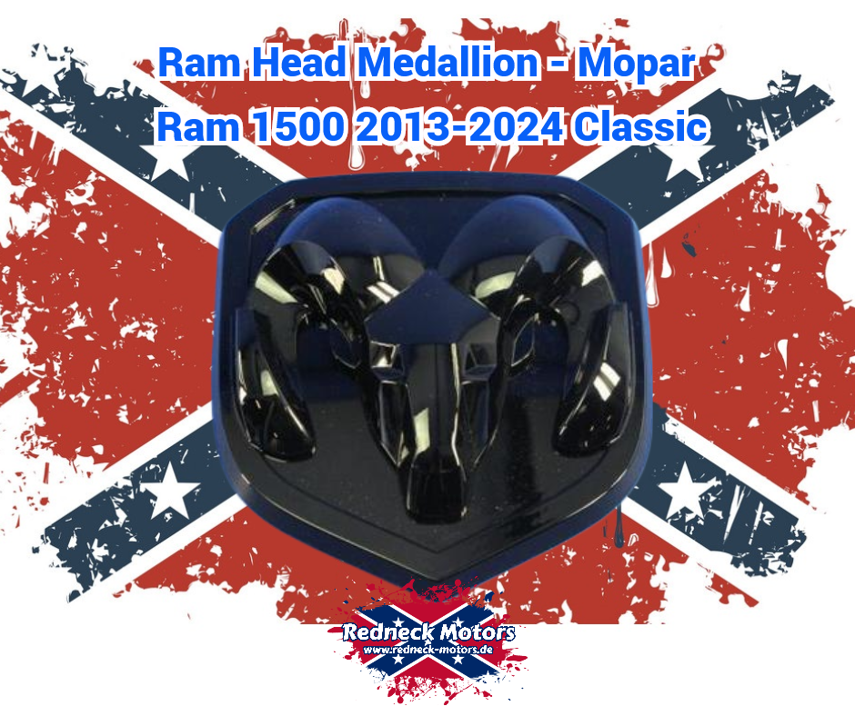 ( S ) Ram Head Medallion - Mopar Ram 1500 2013-2024 Classic