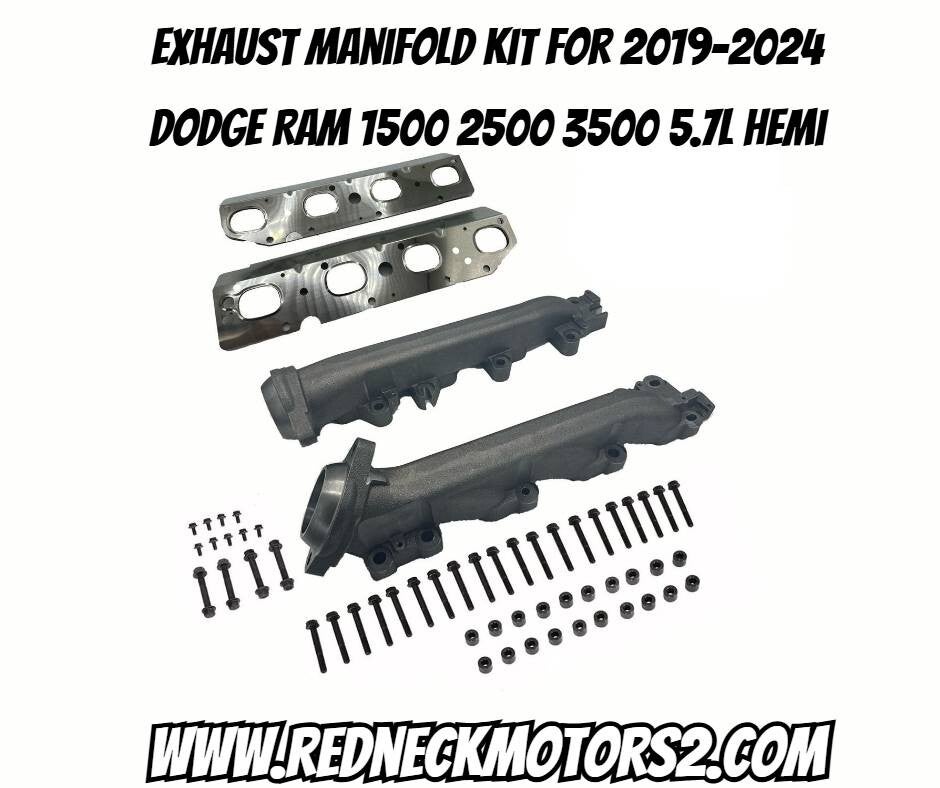 Exhaust Manifold Kit for 2019-2024 Dodge Ram 1500 2500 3500 5.7L Hemi