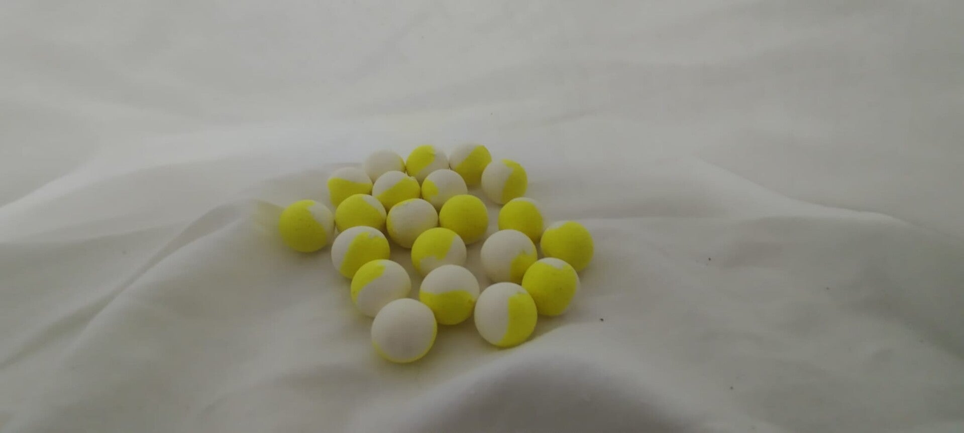 Mixed yellow en white 15mm