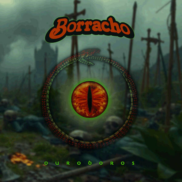 Borracho - Ouroboros (Rood/Zwart)