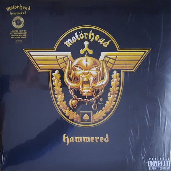 Motörhead - Hammered (Geel/Zwart Splatter)
