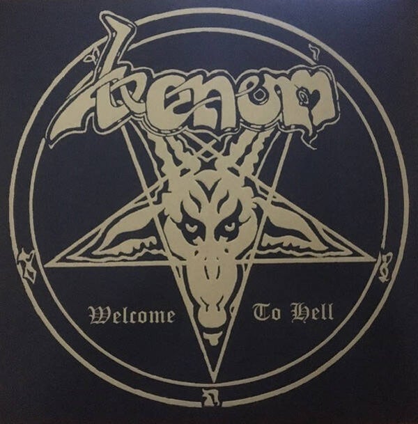 Venom - Welcome to Hell (Goud/Zwart Splatter) (40th Anniversary Edition)