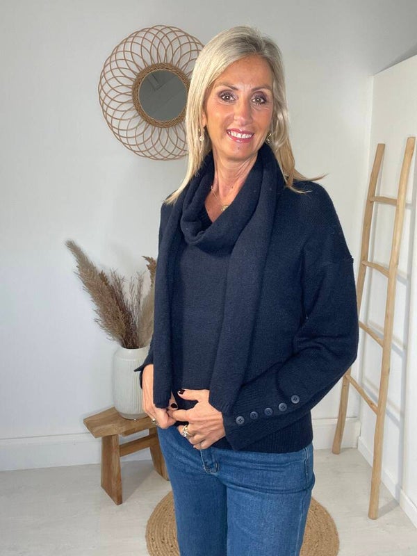 LE PULL ECHARPE