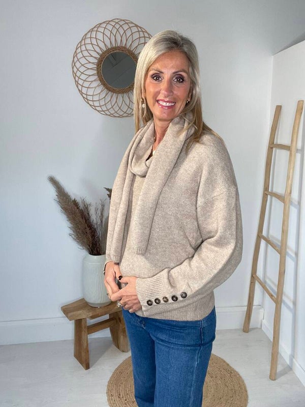 LE PULL ECHARPE
