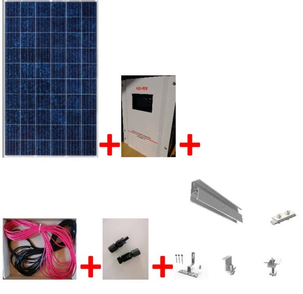 3,2KW  solar kit mit Lithium speicher